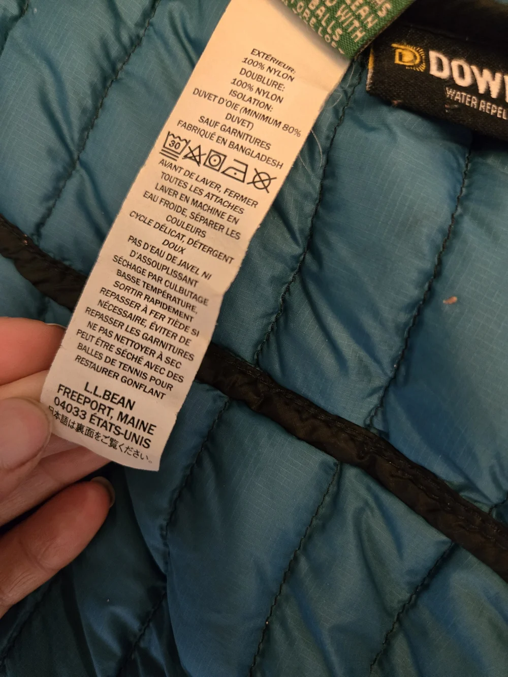 L.L. Bean warm lightweight